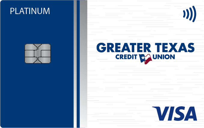 Tarjeta de Crédito Greater Texas Credit Union Visa Platinum