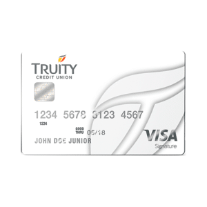 Tarjeta de Crédito Truity Credit Union Visa Rewards
